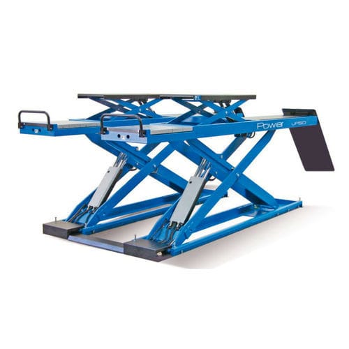 Ponte sollevatore a pantografo - Power UP50 series - HTC srl - 5 tonnellate / elettroidraulico / per automobile