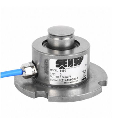 Cella di carico a compressione - 5950 - SENSY S.A. - a bottone / per ponte estensimetrico / di pesatura