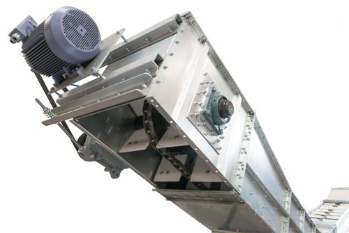 Trasportatore a catena - YE series - Mysilo - inclinato / per granuli / per l'industria agroalimentare