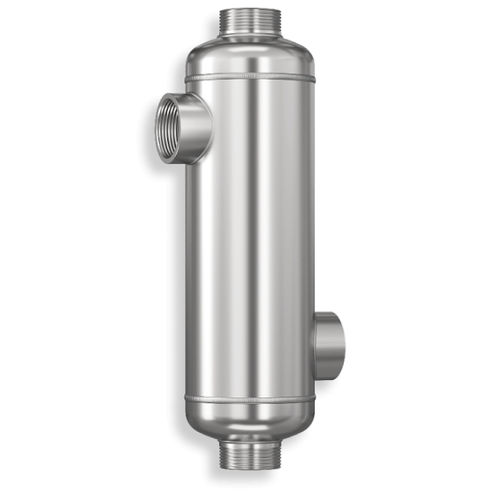 Scambiatore di calore a fascio tubiero - TI series  - HEXONIC CZ s.r.o. - acqua-acqua / in titanio / compatto