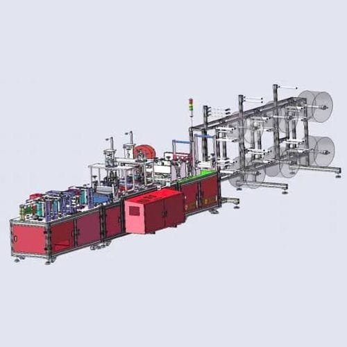 Macchina per la produzione per mascherine di protezione - Promax Smart Manufacturing - per materiale non tessuto / automatico