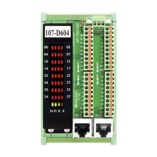 Modulo I/O asservito - 107-D604-XN - Taiwan Pulse Motion - digitale / RJ45 / RS-485