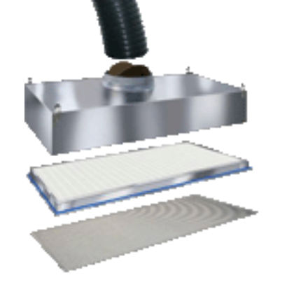 Filtro ad aria -  Micro+Plus™ Bio-Tech - Airguard - in pannelli / in acciaio inossidabile / montaggio a soffitto