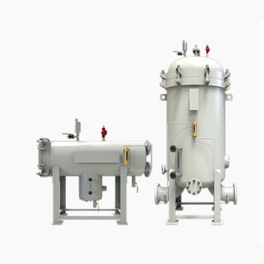 Carter per filtro a coalescenza - VCS, HCS series - Facet International - per liquido / in acciaio al carbonio