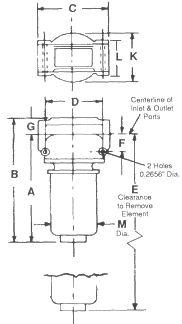 Filtro per liquidi - AN6234 series - Purolator - raccoglitore / a T