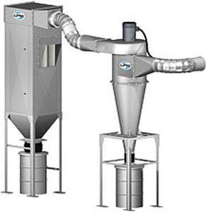 Depolveratore inerziale - C Series - United Air Specialists - con rimozione pneumatica / ad alto rendimento