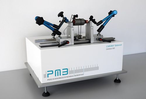 Macchina equilibratrice orizzontale - CAROBA®Balancer OnDesk 500 - PMB - Präzisionsmaschinenbau Bobertag GmbH - dinamico / per rotori / per albero di trasmissione