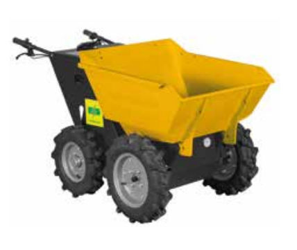 Mini dumper cingolato - 14040897 - zamacort s.l. - elettrico / a scarico frontale / mini