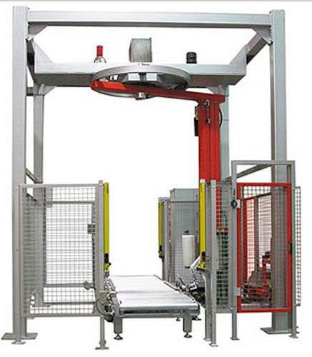 Avvolgitrice fasciapallet a braccio rotante - SPIN - ICMI Srl - automatica / per pallet / con trasportatore