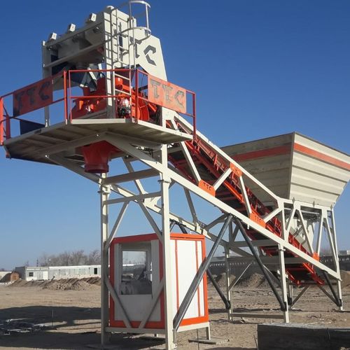 Centrale di betonaggio stazionario - TTC-C-35 - TTC Mühendislik - compatto / con un solo chassis