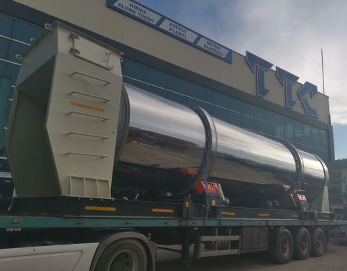 Essiccatore a tamburo - TTC Mühendislik - ad aria calda / continuo / per prodotto sfuso