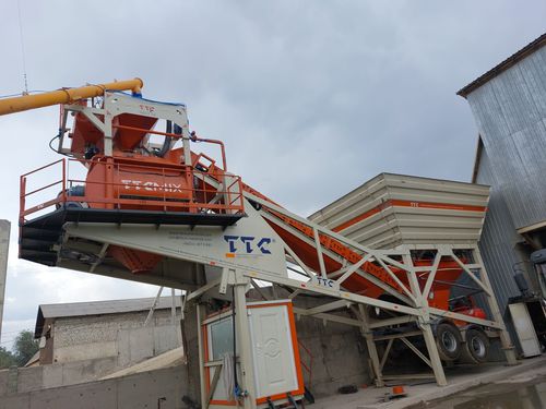 Centrale di betonaggio mobile - TTC-B-100M - TTC Mühendislik - automatico / speciale / con un solo chassis