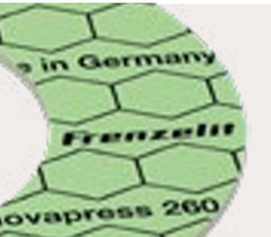 Foglio di guarnizione in fibra di aramide - Novapress® 260 - Epidor Seals & Rubber Technology - in NBR / olio