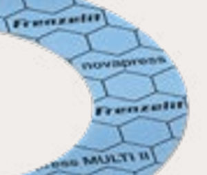 Foglio di guarnizione in fibra di aramide - Novapress® MULTI II - Epidor Seals & Rubber Technology - in grafite / olio