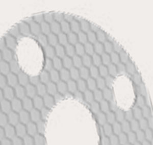 Foglio di guarnizione PTFE - GYLON EPIX® 3510 - Epidor Seals & Rubber Technology - per flangia