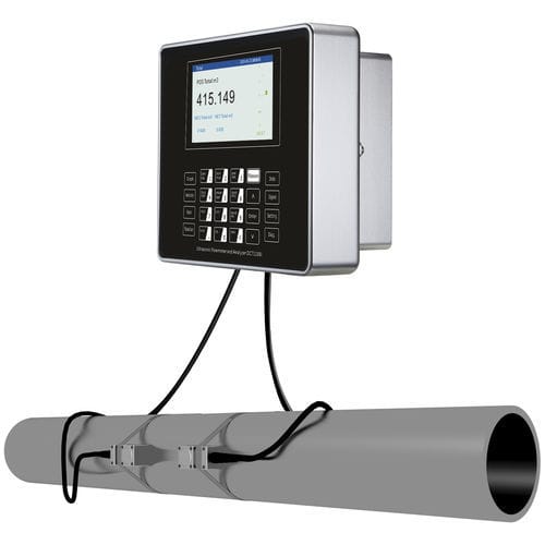 Misuratore di portata ad ultrasuoni - D118i  - Gentos - volumetrico / per acqua / per acque reflue