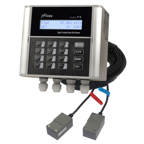 Misuratore di portata ad ultrasuoni - F5 - Gentos - volumetrico / per acqua / DN25 - 1"