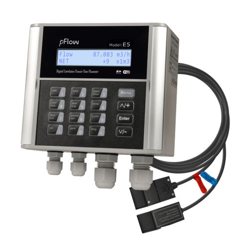 Misuratore di portata ad ultrasuoni - E5 - Gentos - volumetrico / per acqua / DN25 - 1"