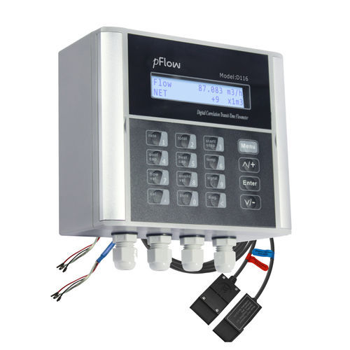 Misuratore di portata ad ultrasuoni - D116-PT1000 - Gentos - a bolla / volumetrico / per acqua