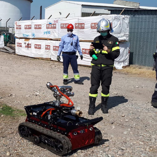 Robot antincendio - RHYNO PROTECT - Shark Robotics (Shark Energy)