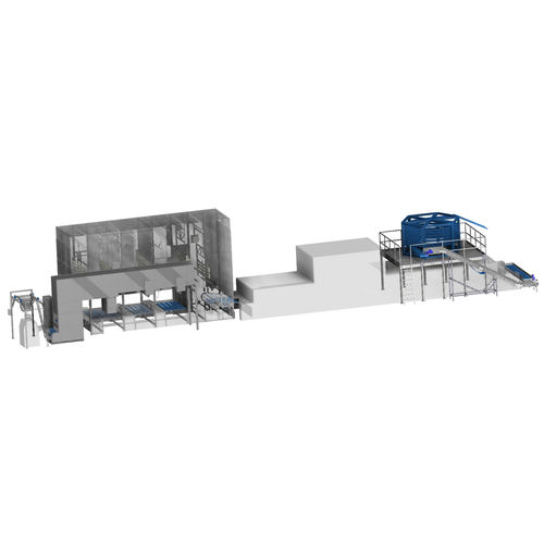 Linea di produzione di pane per hamburger - LS - per hotdog
