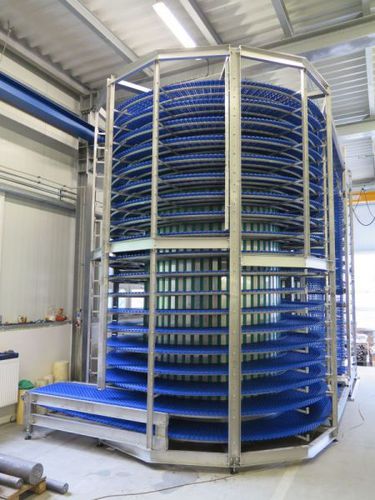 Raffreddatore a spirale - LS - d'aria / per l'industria agroalimentare / in acciaio inossidabile