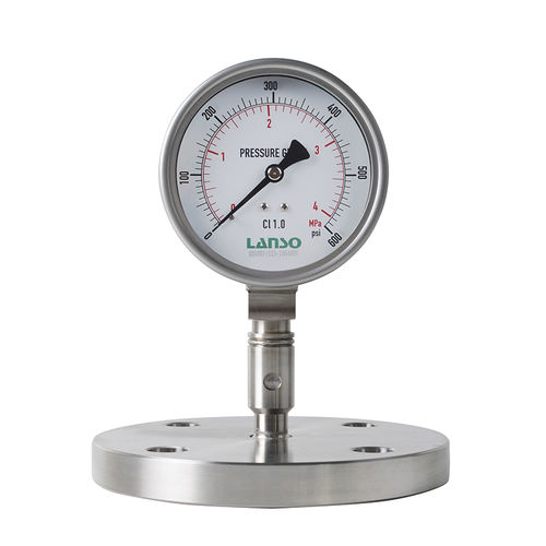 Manometro differenziale - B32.ST+DS27 - Lanso Instruments Inc - a doppia scala / con quadrante / con flangia