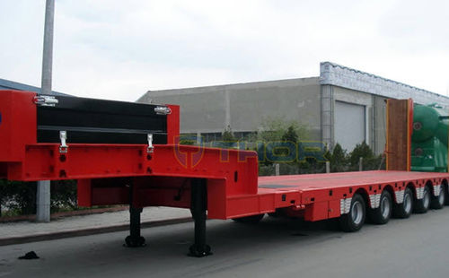 Rimorchio a pianale - ThorTrailer - per cisterna / a 5 assi / trainato