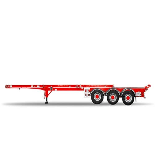 Rimorchio per contenitore - ThorTrailer - a 2 assi / trainato / elevabile