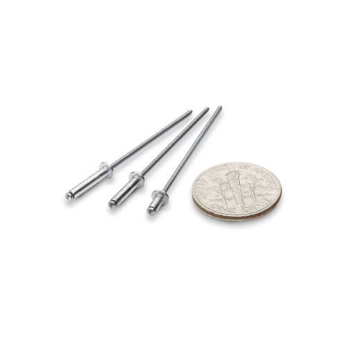 Rivetto cieco - POP® Micro - STANLEY Engineered Fastening - a testa cilindrica / in metallo / aperto