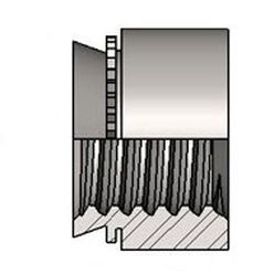 Dado zigrinato - 93 series - STANLEY Engineered Fastening - crimpabile / di acciaio / in alluminio