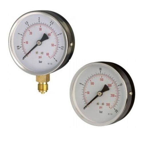 Manometro con quadrante - Instruments to Industry - in ottone / a tubo Bourdon / di processo