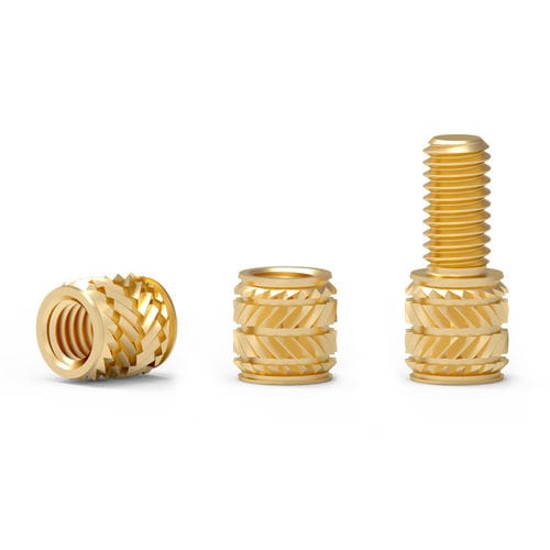 Inserto filettato - ST series - Shenzhen In-saiL Precision Parts Co.,Ltd - zigrinato / in ottone / in acciaio inossidabile