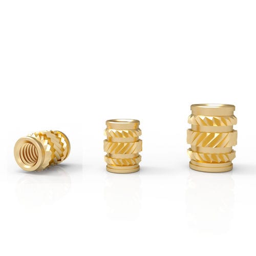 Inserto filettato - AT series - Shenzhen In-saiL Precision Parts Co.,Ltd - zigrinato / in acciaio inossidabile / in alluminio