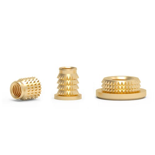 Inserto filettato - MB series - Shenzhen In-saiL Precision Parts Co.,Ltd - a pressione / zigrinato / in ottone