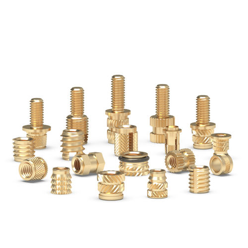 Inserto in ottone - Shenzhen In-saiL Precision Parts Co.,Ltd - filettato / a pressione / autofilettante
