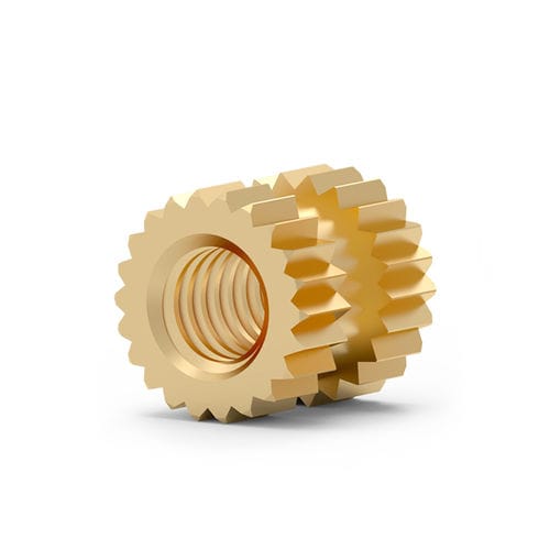 Inserto per stampaggio - SKT series - Shenzhen In-saiL Precision Parts Co.,Ltd - filettato / zigrinato / in ottone