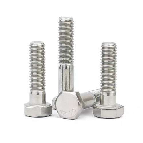Bullone a testa esagonale - DIN931 - Shenzhen In-saiL Precision Parts Co.,Ltd - in acciaio inossidabile