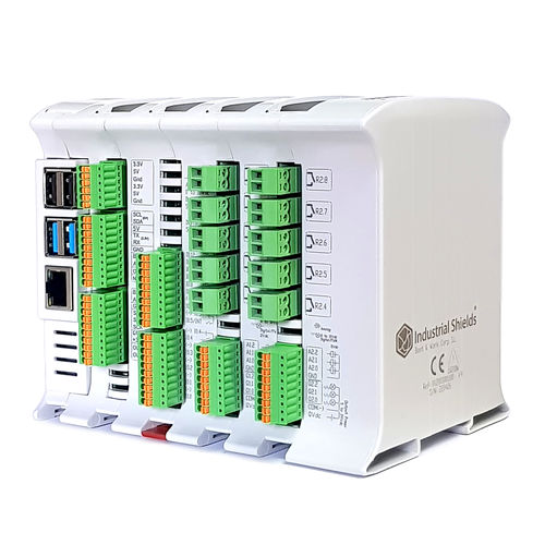 PLC Raspberry Pi - RASPBERRY 53ARR - Boot and Work Corp, S.L. - con I/O integrati / uscite relè / GPRS