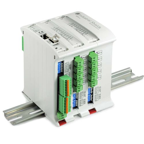PLC su guida DIN - M-Duino 38R+ - Boot and Work Corp, S.L. - ingressi digitali / ingressi analogici / a 8 I