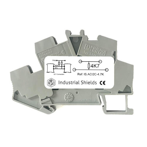 Morsetto componibile su guida DIN - IS.ACI2C-4.7K - Boot and Work Corp, S.L. - passante / compatto