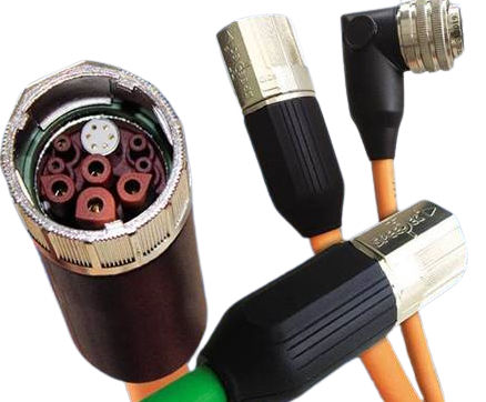 Cavo montato di segnali - IC AUTOMATION - circolare / per ambienti difficili / per servomotore