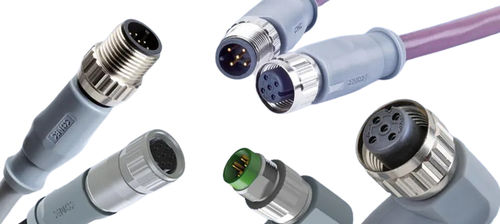 Connettore di alimentazione elettrica - IC AUTOMATION - circolare / avvitabile / con blocco