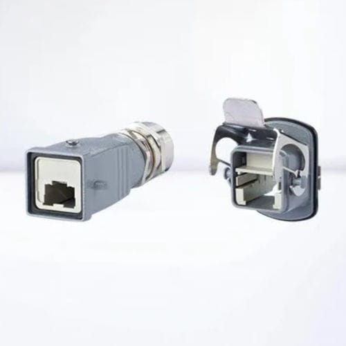 Connettore elettrico RJ45 - IC AUTOMATION - Ethernet / rapido / in metallo