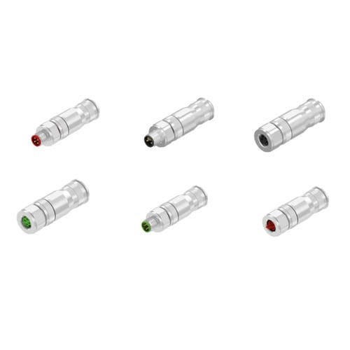 Connettore elettrico M8 - IC AUTOMATION - Ethernet / diritto / a gomito
