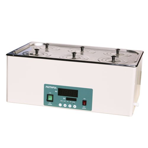 Bagnomaria da laboratorio - DK-2000-IIIL (2 rows & 6 holes) - Huanghua Faithful Instrument Co.,LTD. - riscaldato / con display digitale