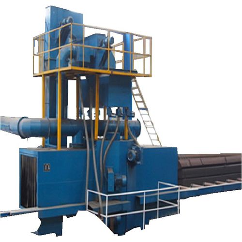 Granigliatrice con nastro trasportatore a rulli - HP series - WINCOO ENGINEERING LTD - per profilati / per tubi