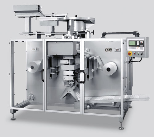 Macchina per imballaggio verticale - 5000/360 - CAM - controllata da PLC / per carta / per compresse