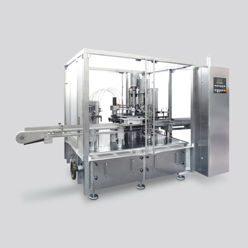 Riempitrice tappatrice automatica - LA - CAM - per prodotti farmaceutici / per crema cosmetica / monoblocco