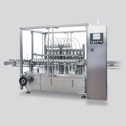 Riempitrice a moto intermittente - LL - CAM - automatica / per bottiglie / per vasetti